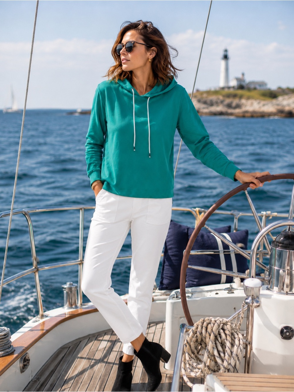 NWOT Marine Layer Green Lake Mary Hoodie Womens Sz S
